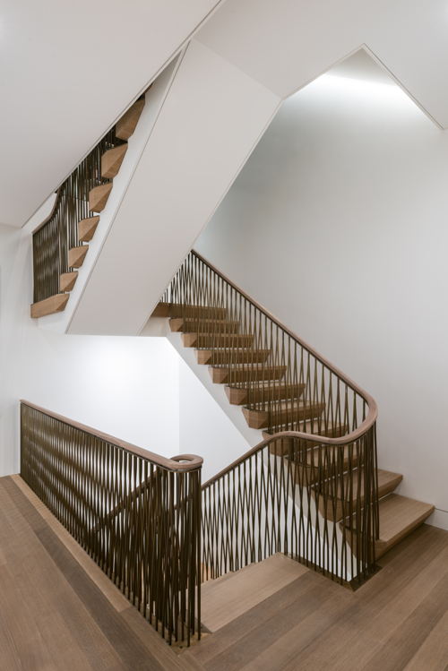 View of fourth floor. Photo by Alan Tansey.