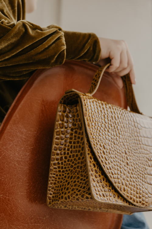 Mieke Dierckx_mini briefcase walnut croco €475
