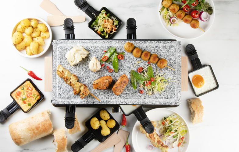 DO9262G Steengrill-Grill-Raclette - Wooden Design