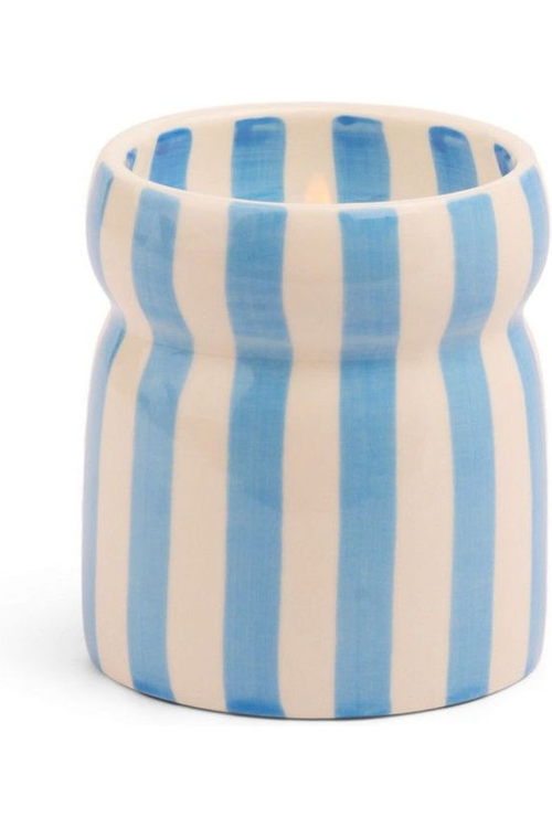 Paddywax KaarsCabana184GBlueStripedCeramicCandle LostAt JUTTU €20,00 Paddywax KaarsCabana184GBlueStripedCeramicCandle LostAt JUTTU €20,00