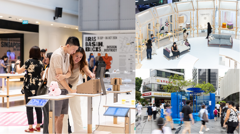 Visitors at the key events in the Design Districts of (clockwise from left) Bras Basah.Bugis, Marina, and Orchard. Photos by AlvieAlive. Visitors at the key events in the Design Districts of (clockwise from left) Bras Basah.Bugis, Marina, and Orchard. Photos by AlvieAlive.