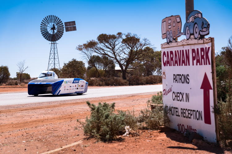 Bridgestone World Solar Challenge 2019 - Agoria Solar Team - Race Dag 4