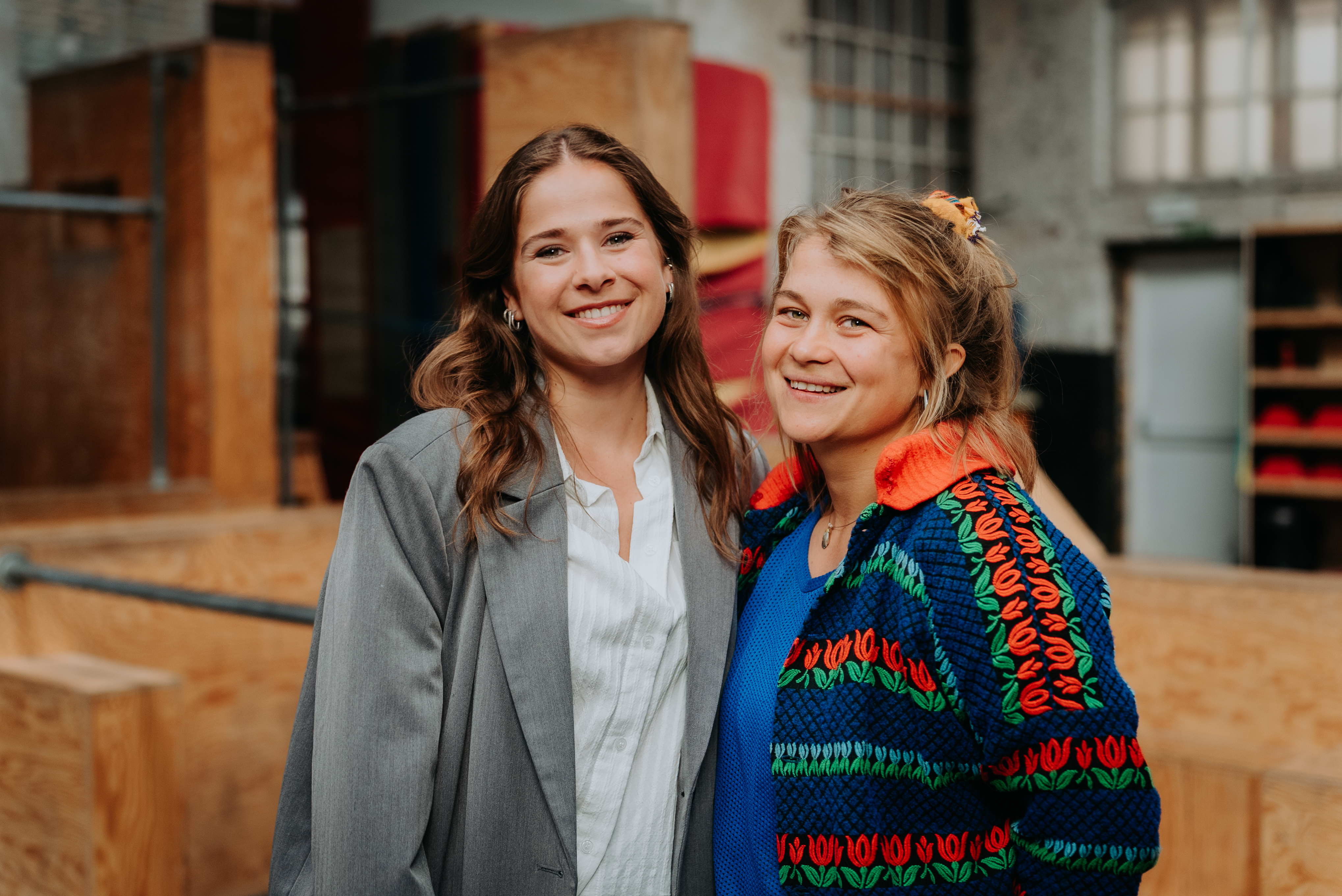 Laura Tesoro en Lieke De Vry © Departement Cultuur, Jeugd en Media