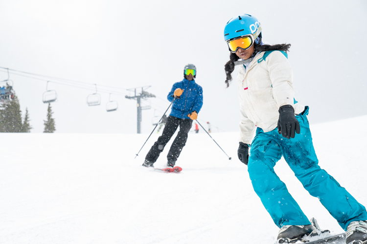 Families Enjoying a Beautiful Day in Colorado Ski Country USA. Courtesy Colorado Ski Country USA.