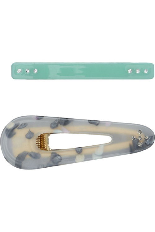 Juttu_FW23_Becksöndergaard_Acc BEC Adzilla Hairclip blue_JUTTU_€18 Juttu_FW23_Becksöndergaard_Acc BEC Adzilla Hairclip blue_JUTTU_€18