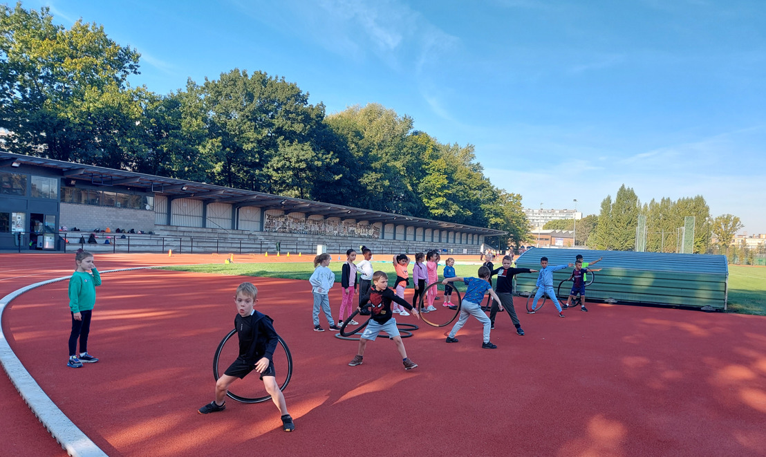 Scholensportdagen in Merksem tijdens 'Maand van de sportclub'