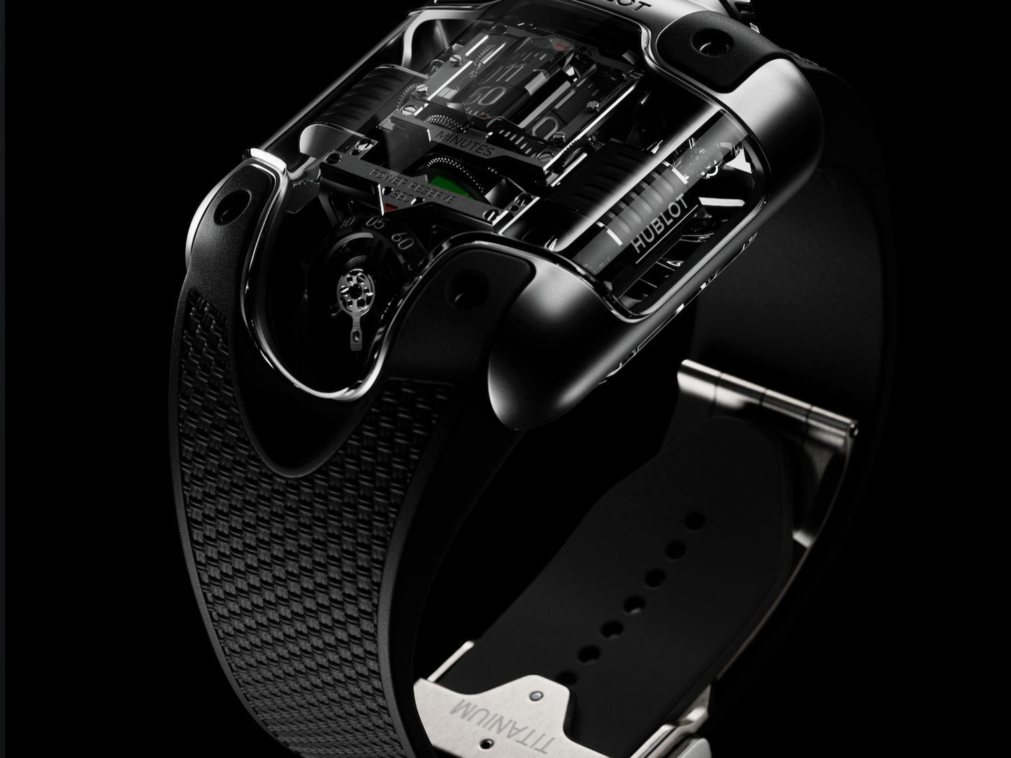 MP-10 LINEAR WEIGHT TOURBILLON: HUBLOT ABRE UNA PUERTA AL FUTURO DE LA RELOJERÍA