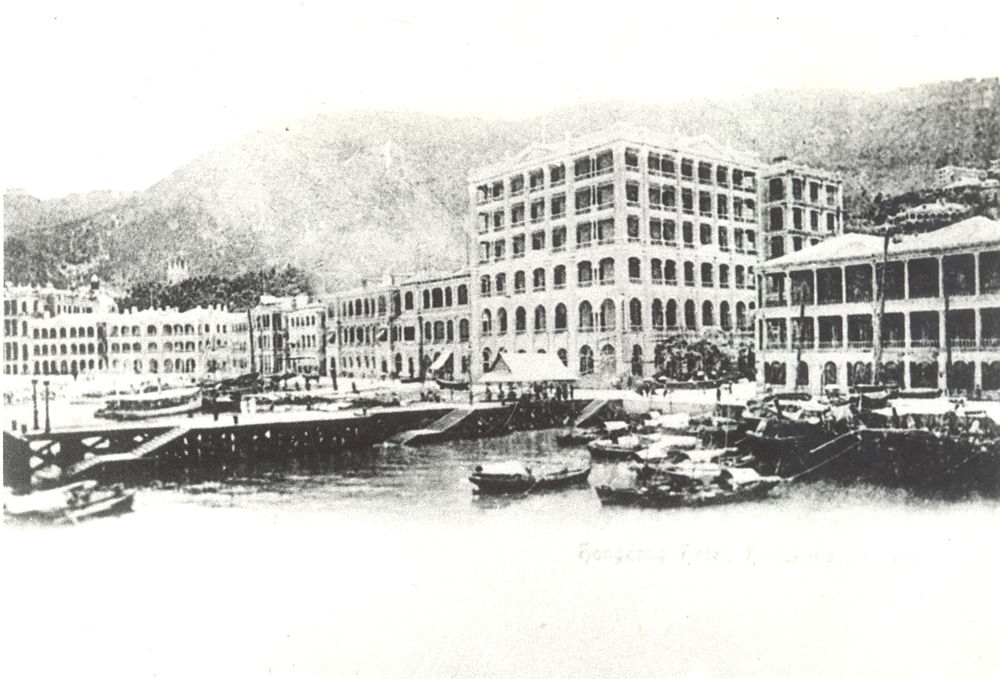 The Hong Kong Hotel at the time of its opening in 1868