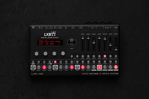 Announcing Erica Synths x Sonic PotionsDrum Synthesizer LXR-02