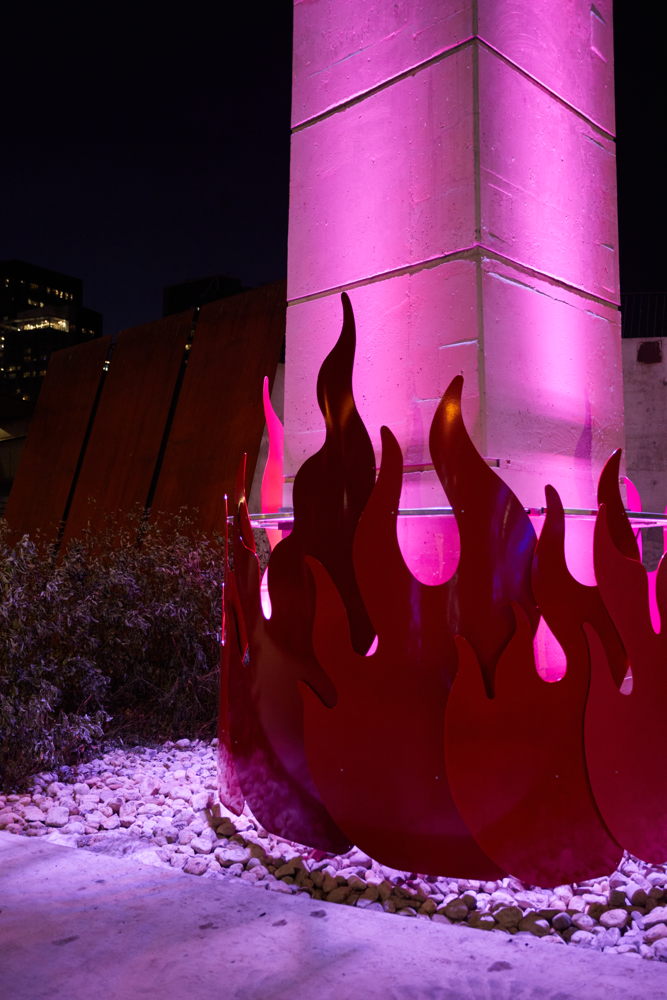 Beacons by artist Shellie Zhang photo by Samuel Engelking
