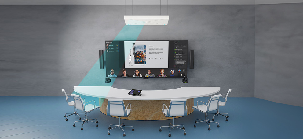 Q-SYS integrates TeamConnect Ceiling 2 for Microsoft Teams Rooms with Spatial Audio