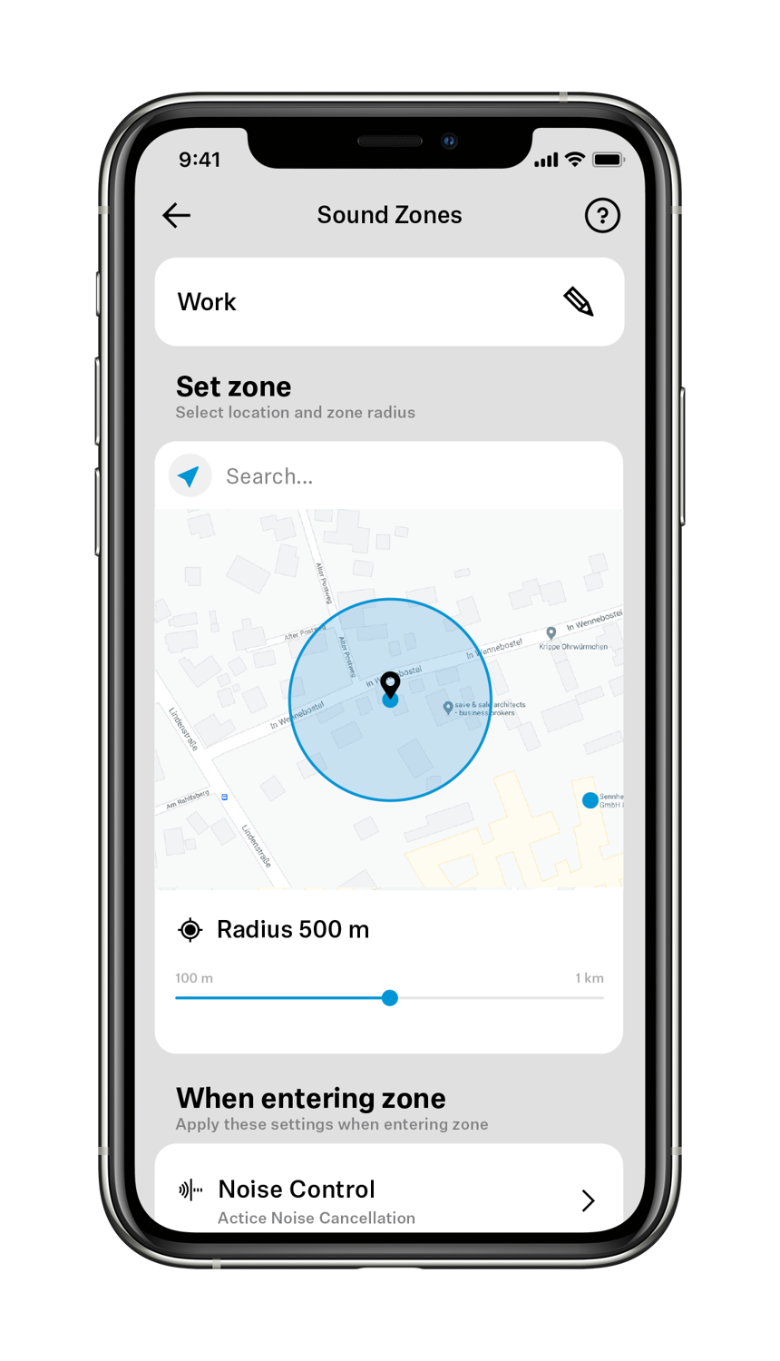 Smart Control app, 2