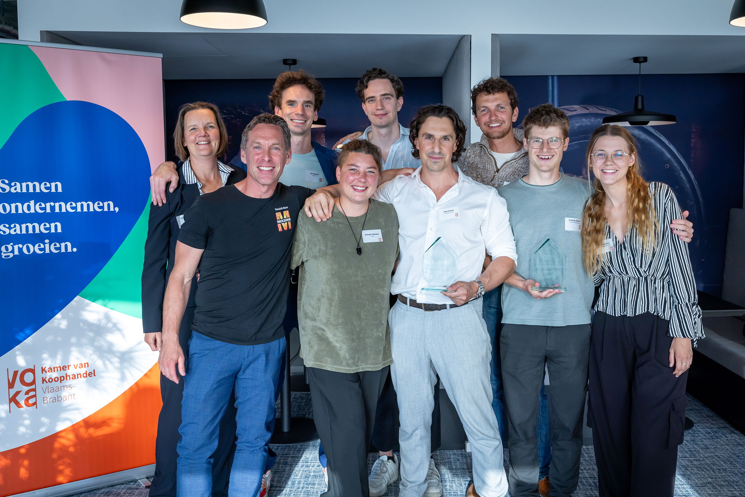 Pitches van Meet Rudi en Synapse Lifestyle vallen in de prijzen tijdens de Innovation Day van Voka-KvK Vlaams-Brabant