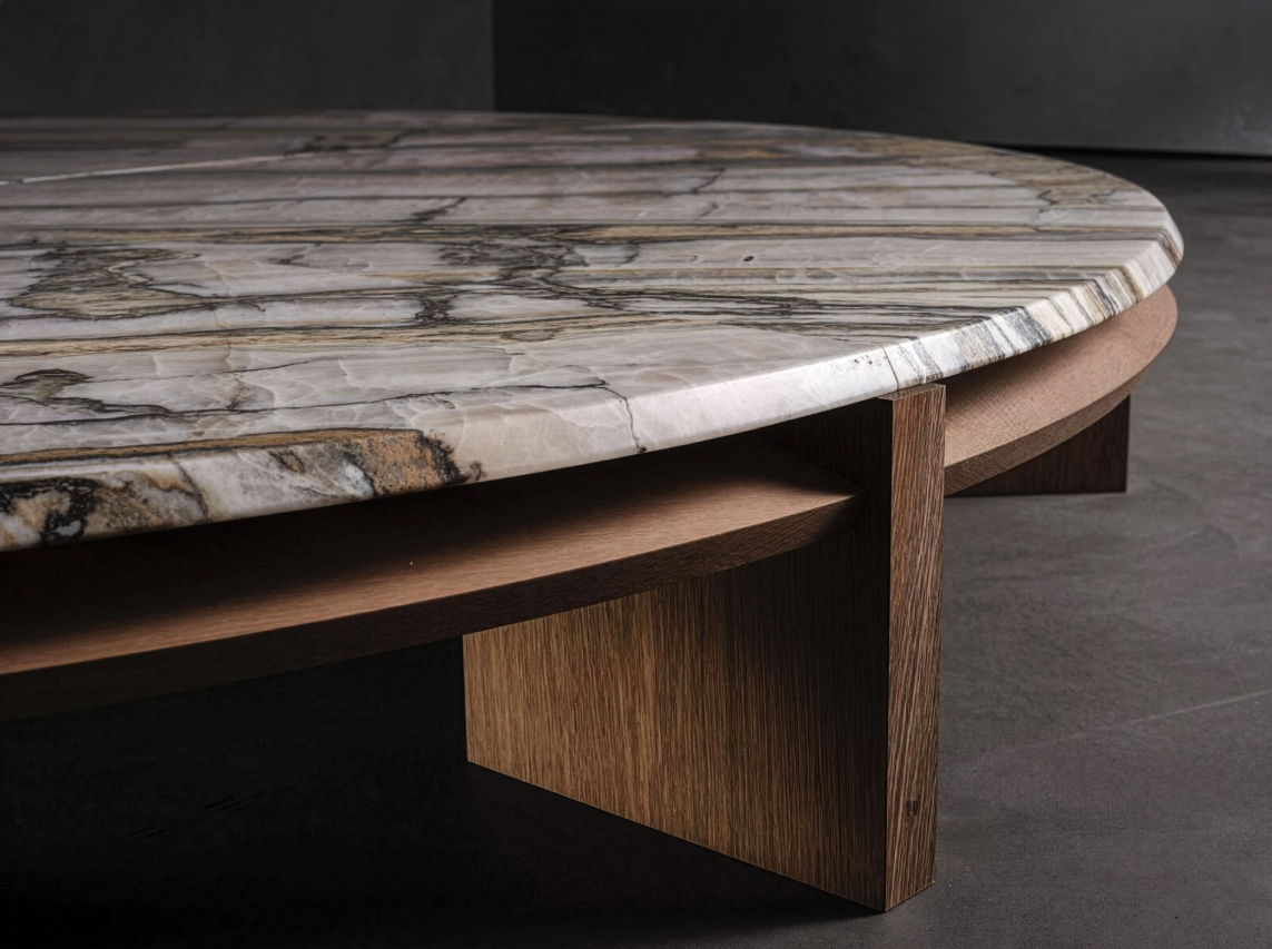 Horizon coffee table di Ugo Cacciatori