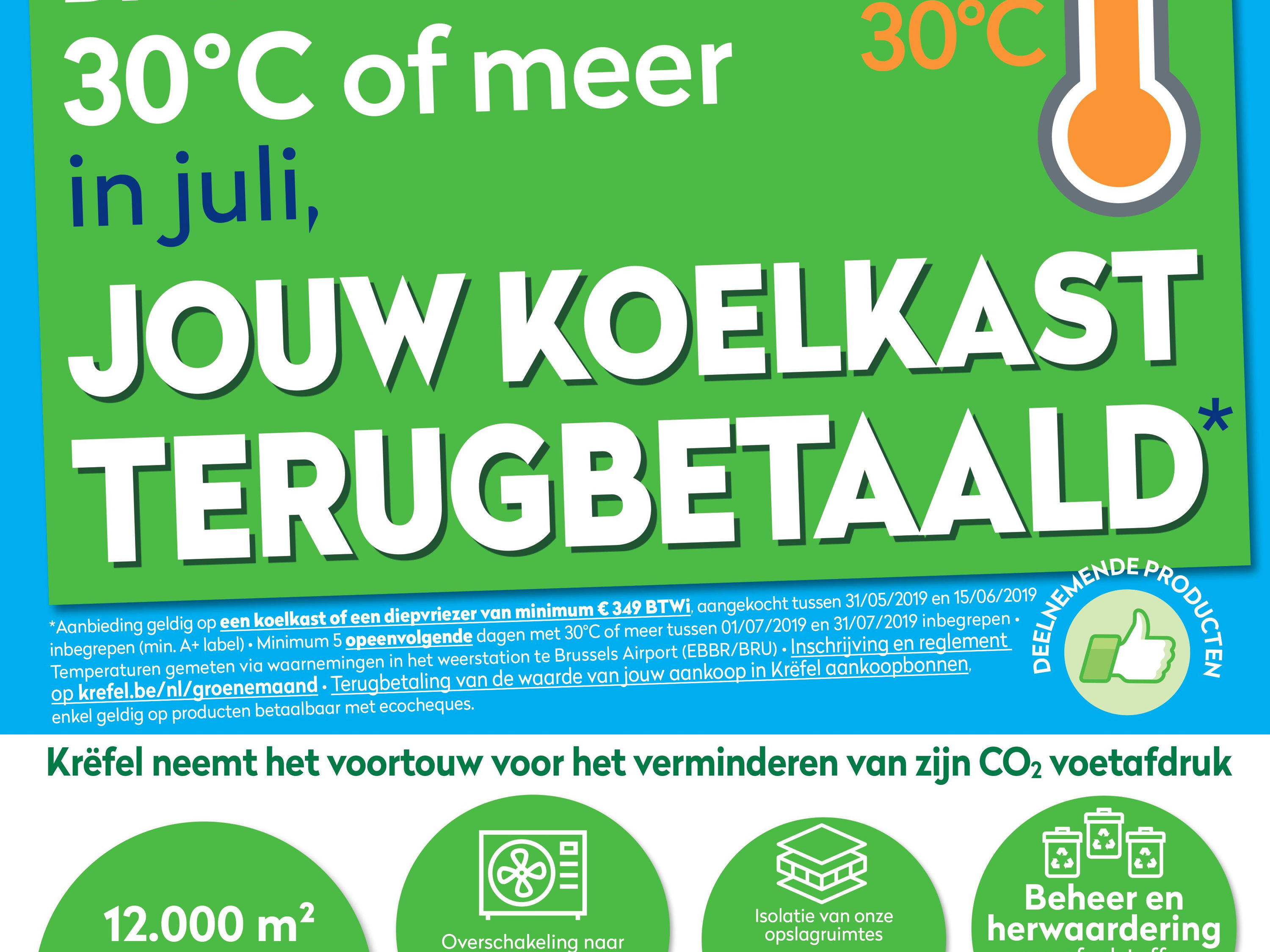 Na de voetbalactie van vorig jaar, waarbij duizenden TV’s werden terugbetaald, stunt Krëfel opnieuw met terugbetalingsactie