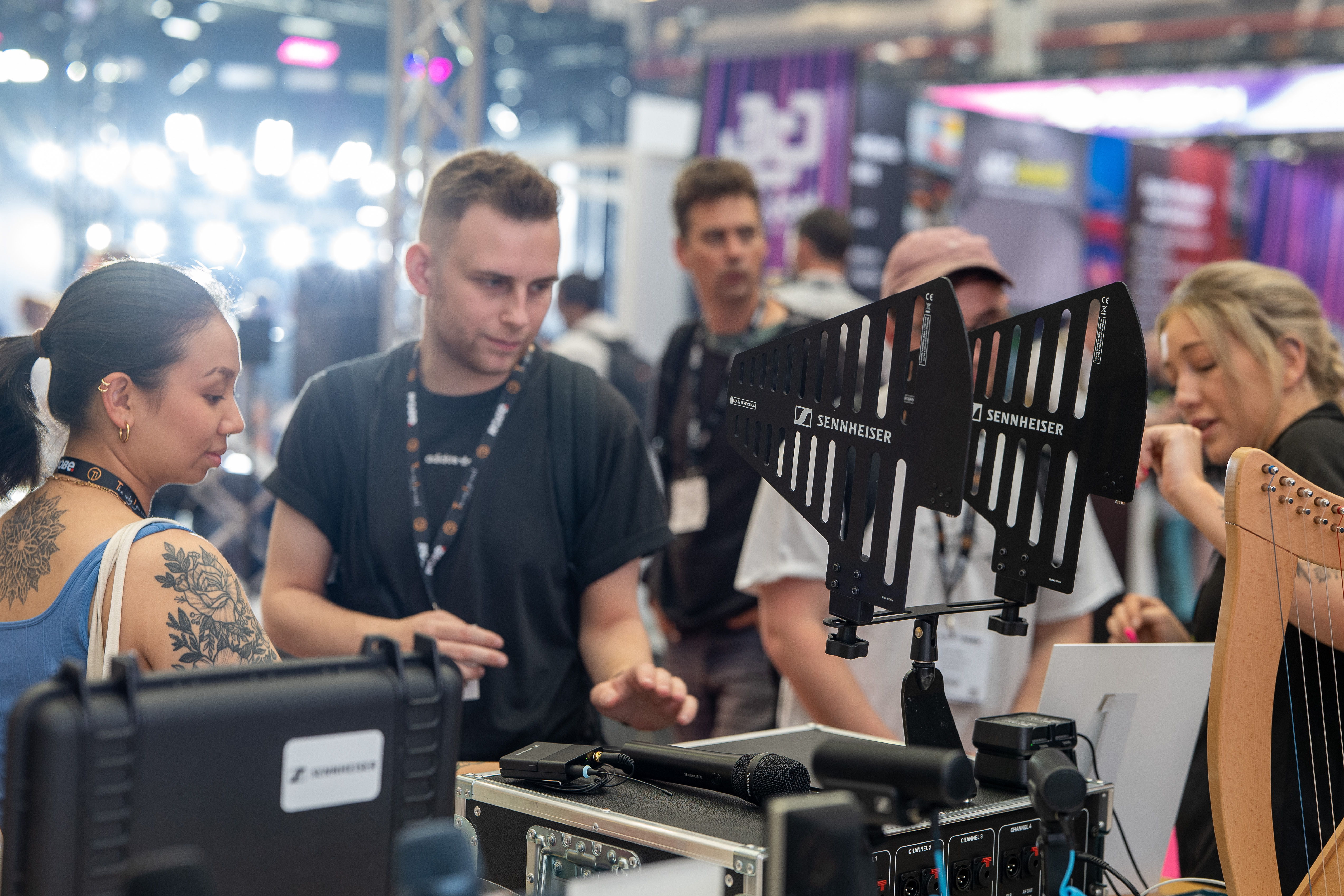 Sennheiser's team of experts will be readily available to guide show visitors through their impressive line-up of Sennheiser and Neumann latest offerings