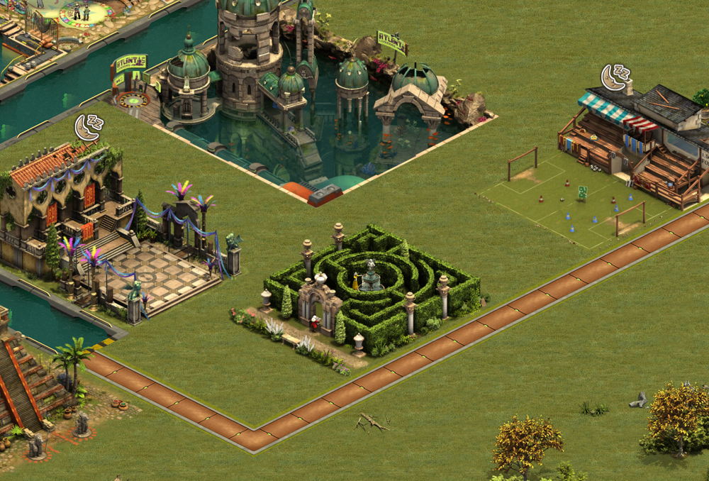 Forge of Empires - Heckenlabyrinth