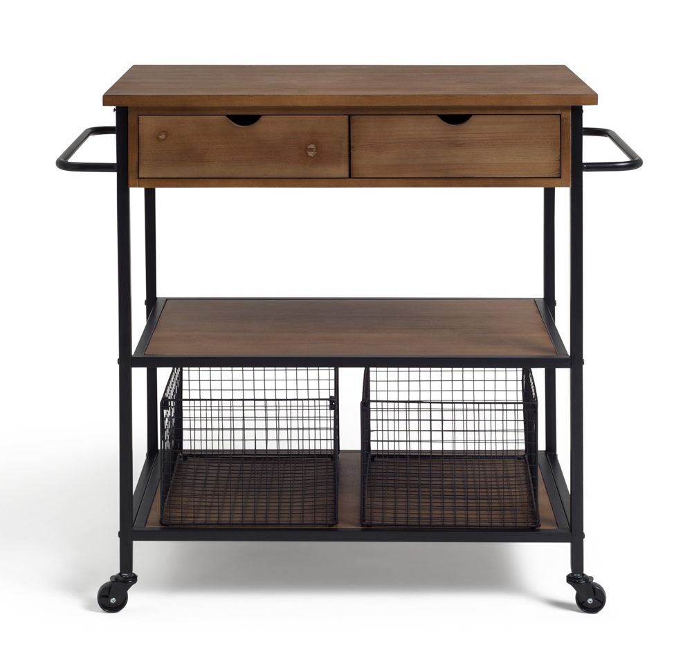 Habitat Metal and Wood Kitchen Trolley, £100