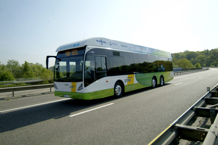 Waterstofbus (fabrikant: Van Hool).