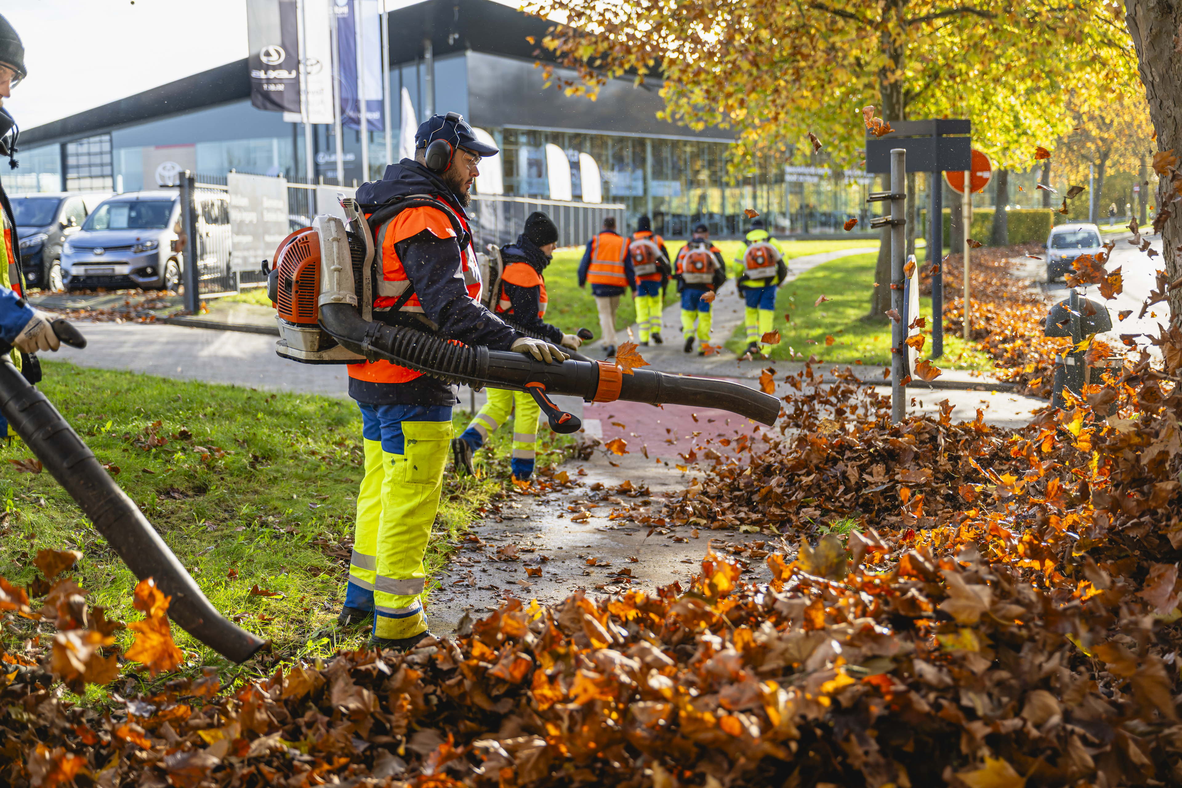 Dorre bladeren: het werk wordt intensiever voor Net Brussel