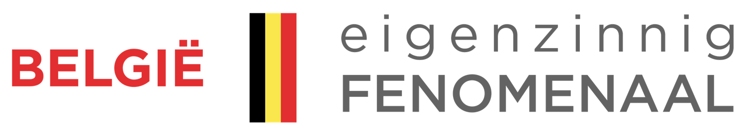 Logo - België. Eigenzinnig fenomenaal.