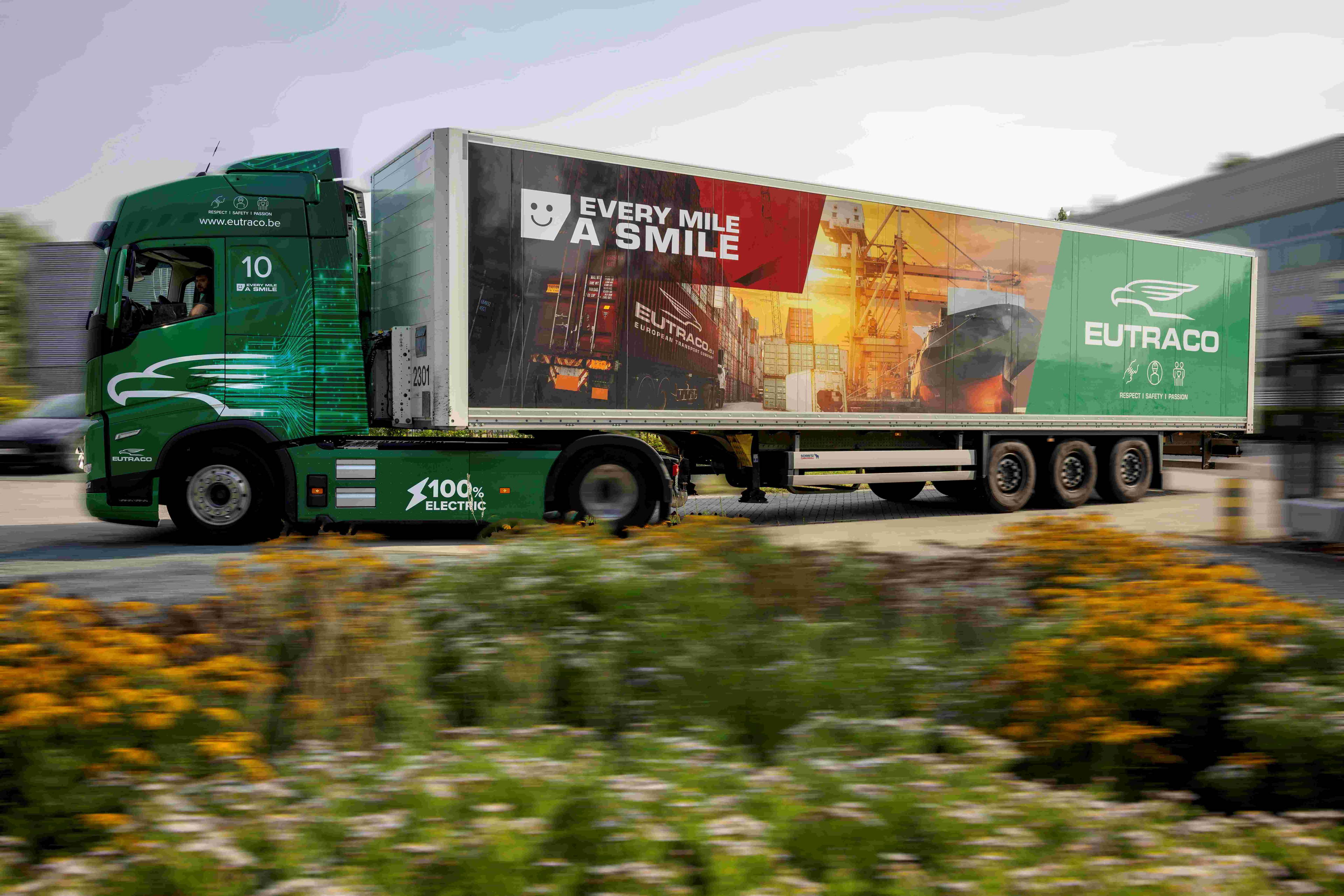 EUTRACO, pionnier du transport durable grâce à la collaboration avec Luminus et Insaver
