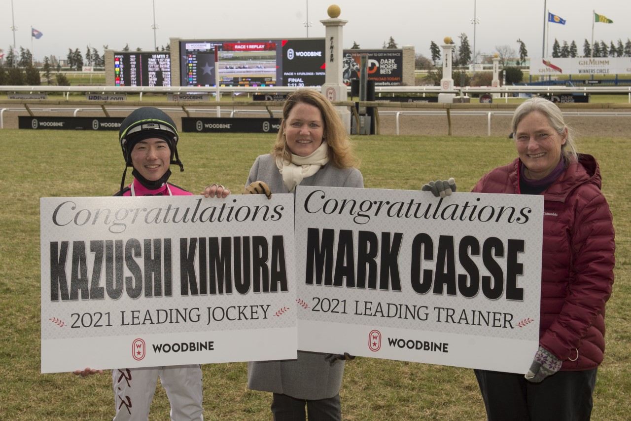 Jockey and Trainer of the year recognition (Michael Burns Photo)