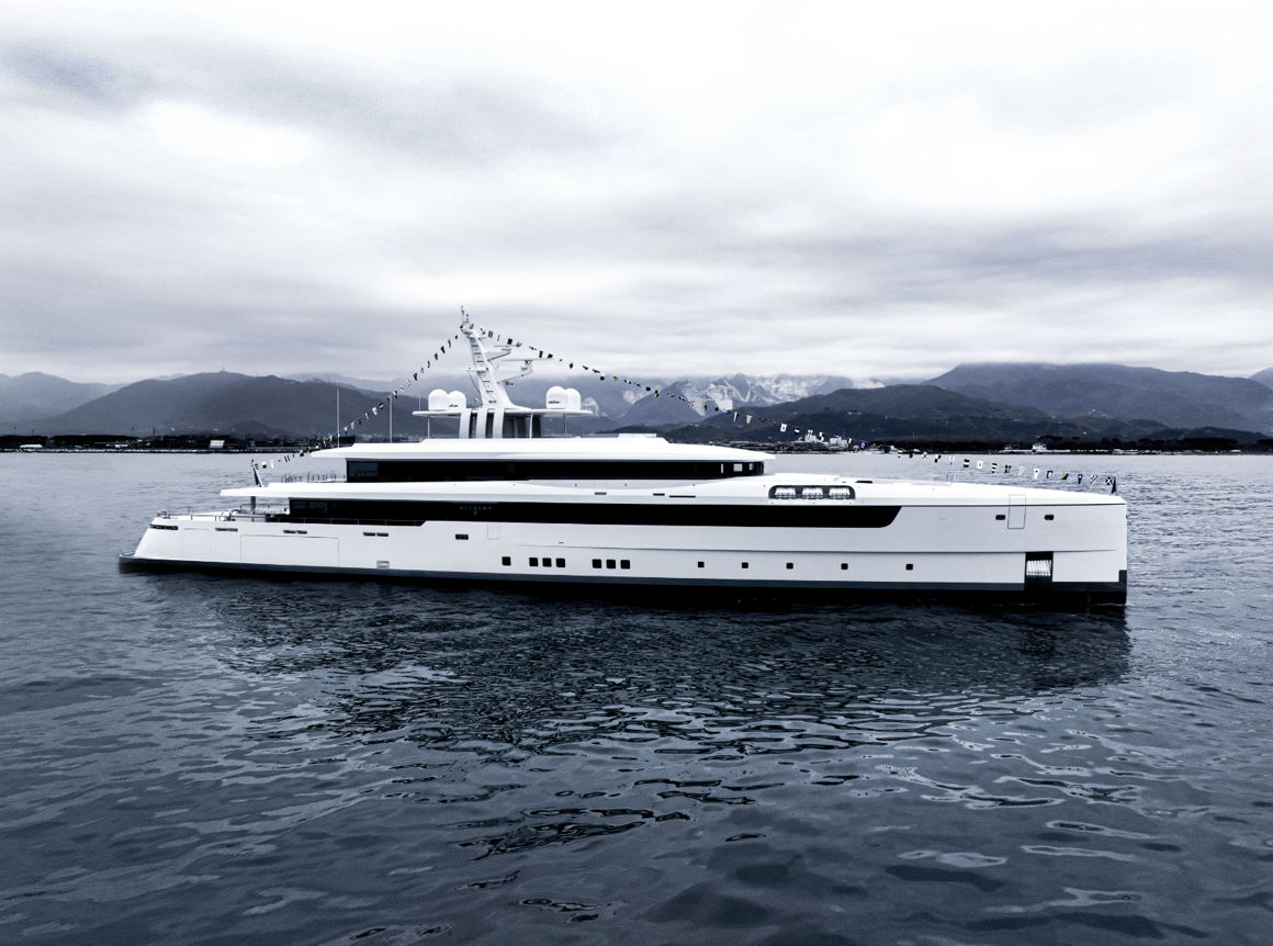 Alchemy, a project by Vitruvius Yachts with interior and exteiror design by Enrico Gobbi - Team for Design 