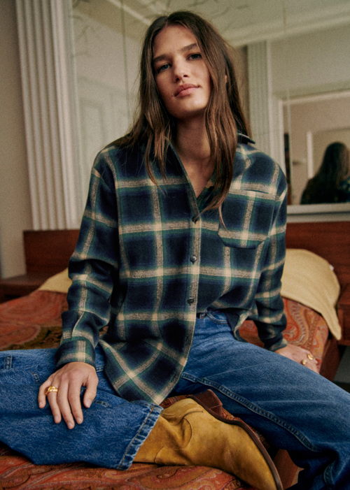 Sézane - Chemise MAX Carreaux Hereford - 95€