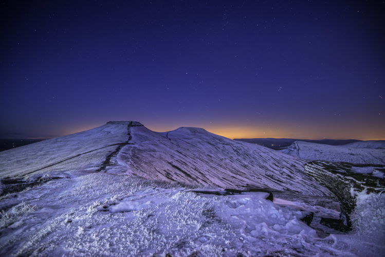 Volg The Cambrian Mountains Astro Trail en bezoek verschillende Dark Sky Reserves ©Visit Wales