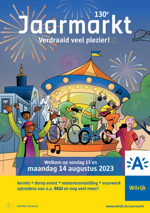 Affichebeeld jaarmarkt Wilrijk
