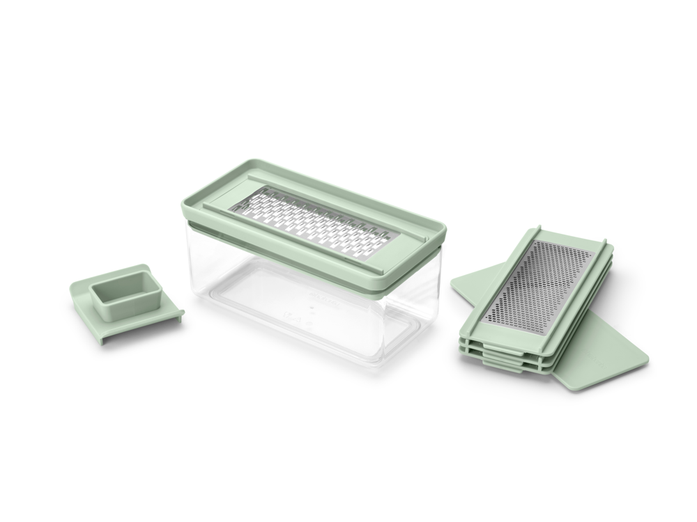 Tasty+ Slicer and Grater Set - Jade Green - 8710755145469 Brabantia_6_NR-41063