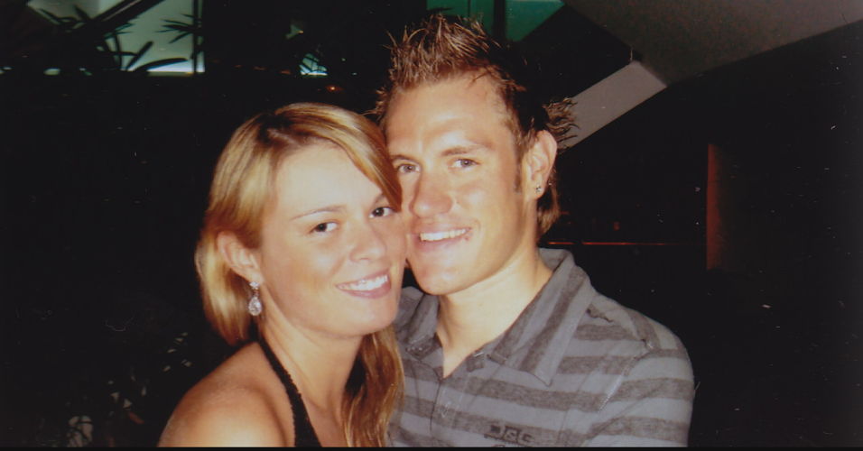 Wouter Weylandt en zijn partner An-Sophie