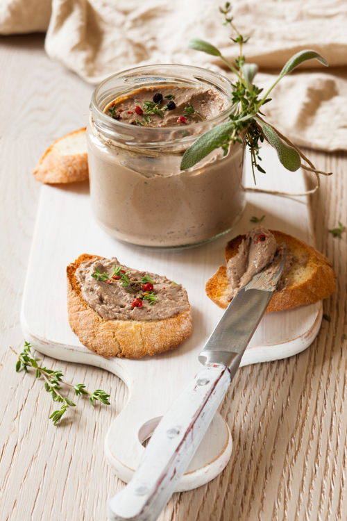 Crostini di fegatini di pollo