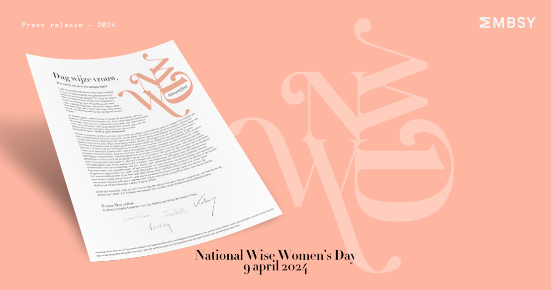 Mayerline Brussels proclame le 9 avril NATIONAL WISE WOMEN’S DAY, une journée destinée à briser les stéréotypes liés aux femmes et à l'âge