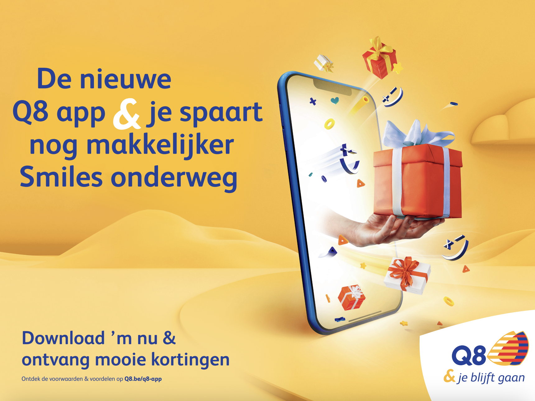 Q8 lance une nouvelle appli de fidélisation avec une campagne de marque hybride signée iO 
