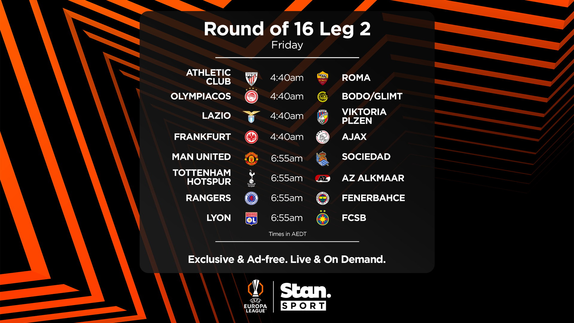 This week on Stan Sport (13 March 2025)