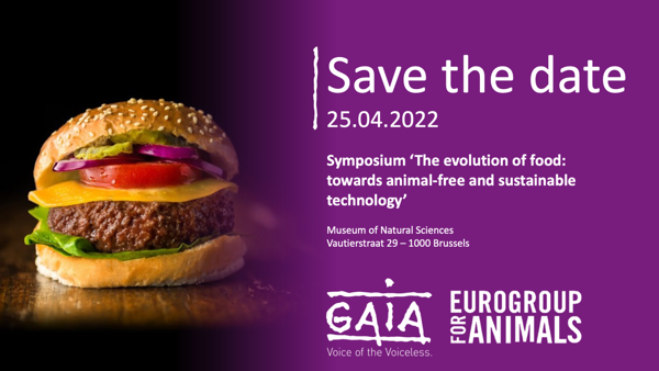Save the date: Symposium 'The evolution of food: towards animal-free and sustainable technology'