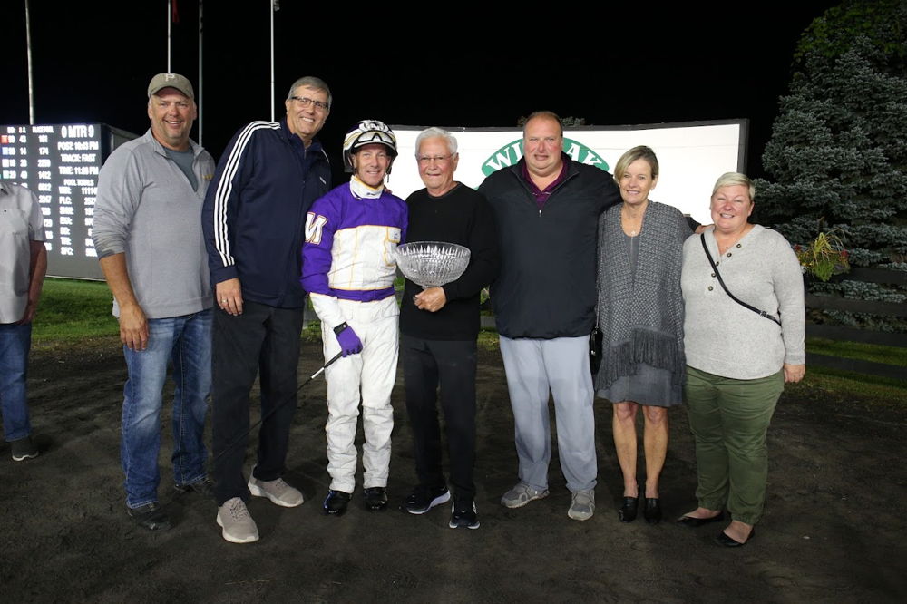 Connections of TCI in the winner's circle for the  Mohawk Million on September 23, 2023 at Woodbine Mohawk Park (New Image Media)