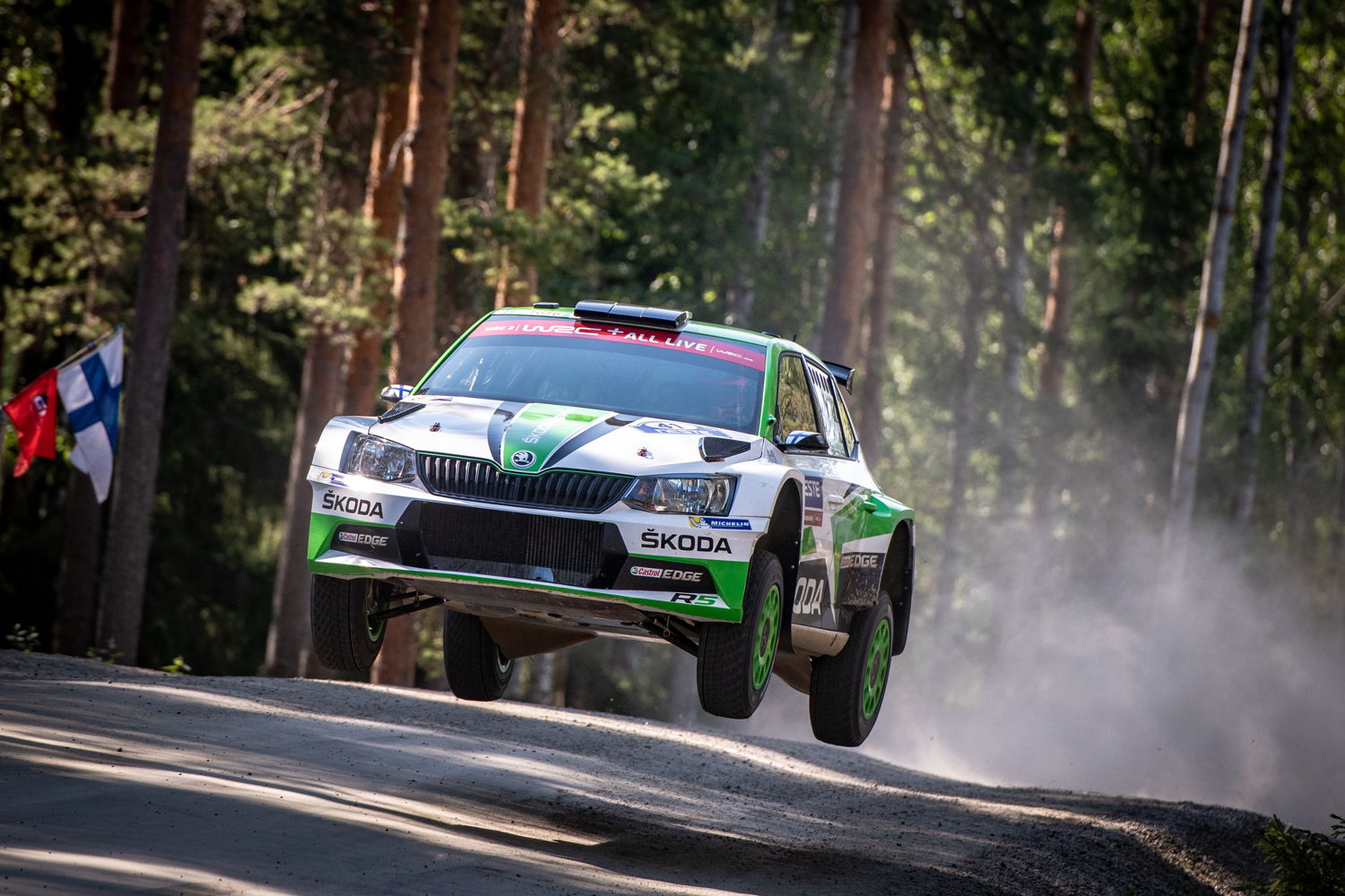 With a good result, Kalle Rovanperä and co-driver Jonne Halttunen (ŠKODA FABIA R5) want to conquer the lead in the WRC 2 Pro category standings
