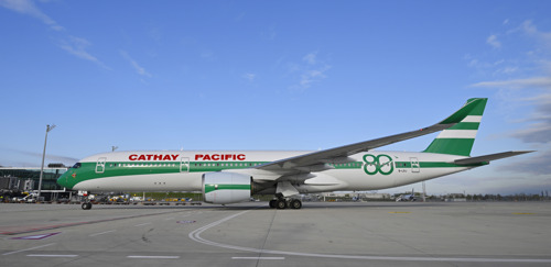 Retro-Charm in München: Cathay Pacific startet Betrieb in neuem Pier mit „Lettuce Leaf“-Design