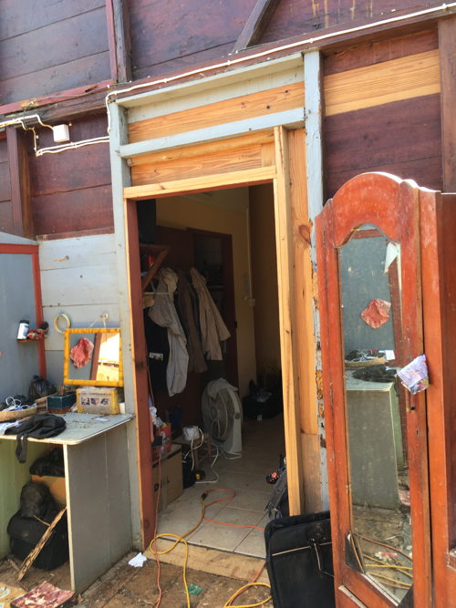 damaged house after the passage of hurricane Maria in Dominica