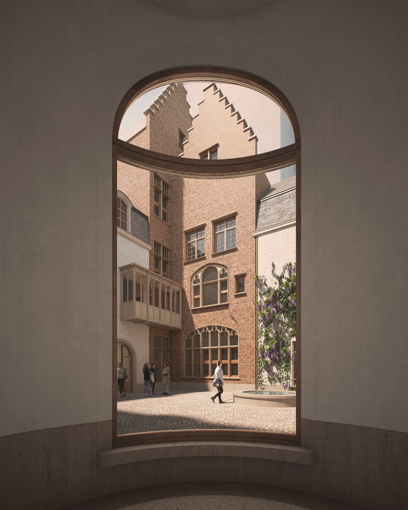 Render binnenkoer @ Happel Cornelisse Verhoeven