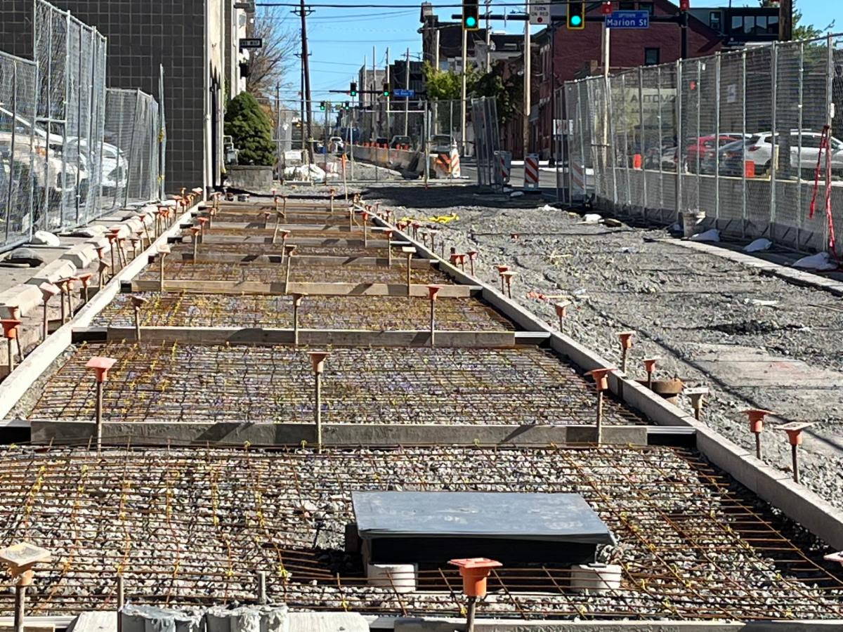 Sidewalk restoration located at Forbes Avenue and Pride Street Sidewalk restoration located at Forbes Avenue and Pride Street
