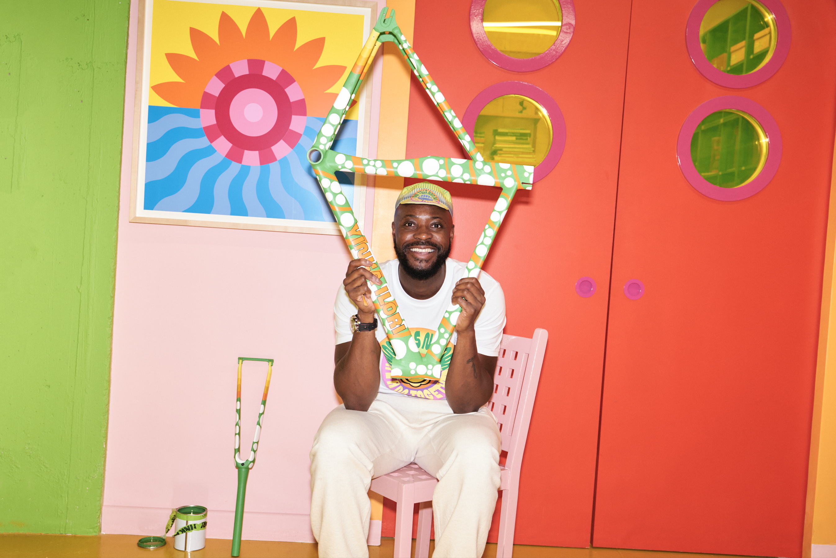 Yinka Ilori & Cinelli Spread Joy with Limited Edition ‘Dream Together, You Can Still Win’ Cycling Capsule
