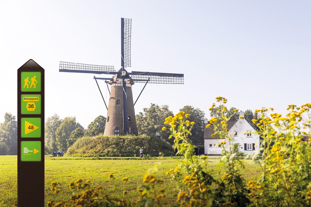 Van Gogh Wandelroute Nuenen, routeschildje