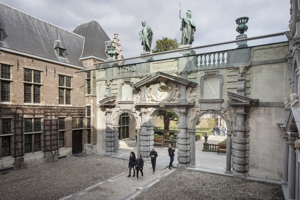 La Maison Rubens achève la restauration du portique et de la gloriette
