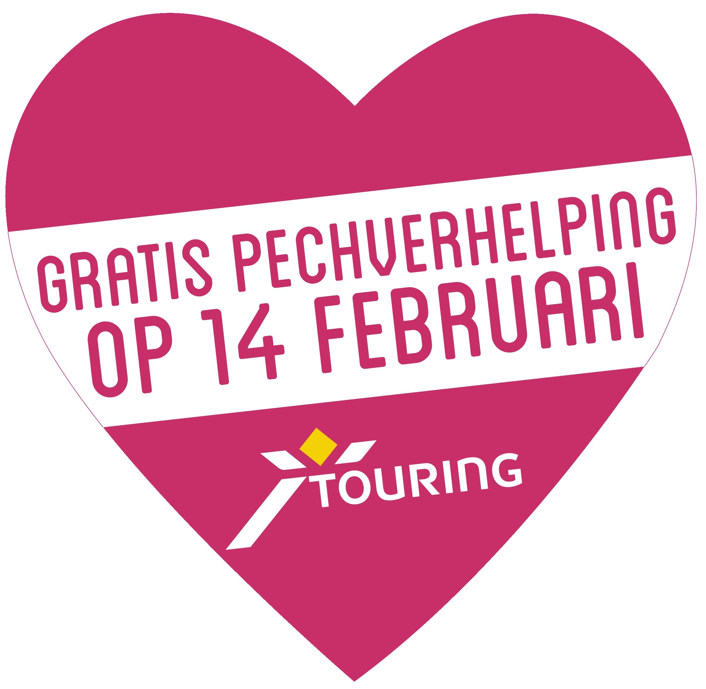 Touring biedt gratis pechverhelping op valentijn