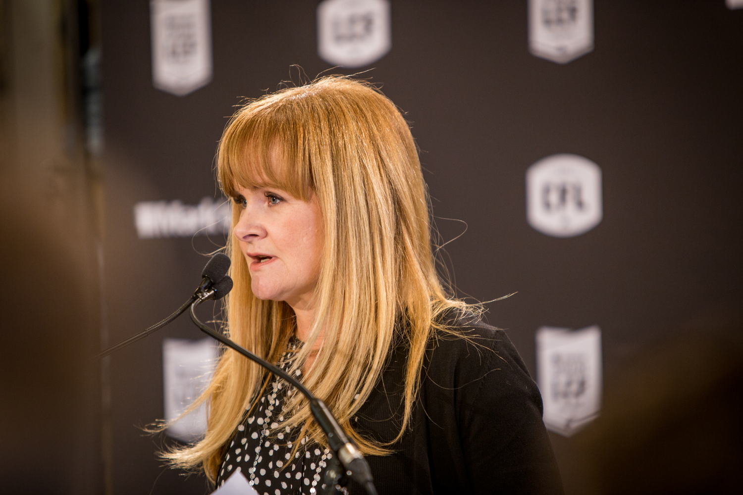 Christina Litz, CFL Chief Marketing, Digital and Strategy. Photo credit: Reid Valmestad/CFL 