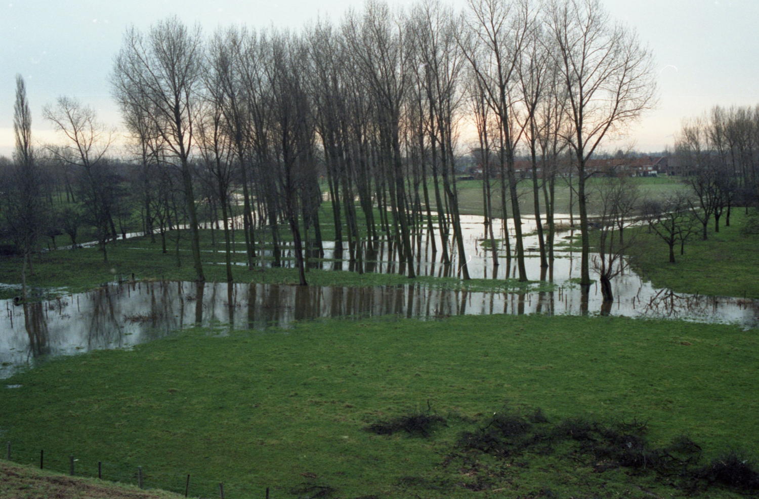 wateroverlast in Melsele